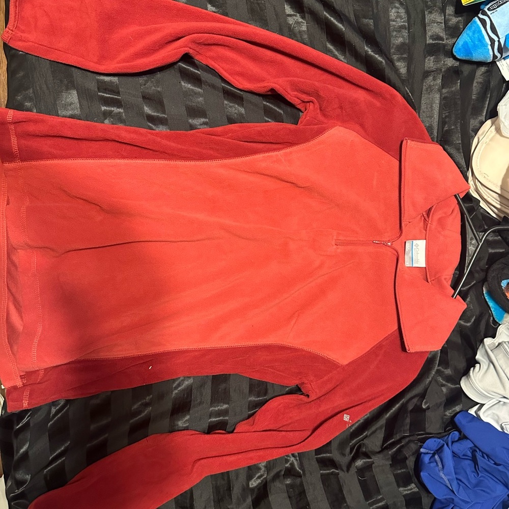 Columbia Red Fleece Pullover